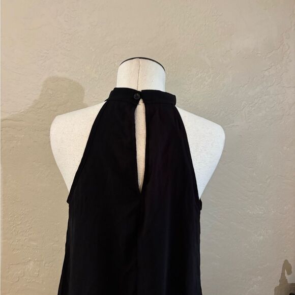 Elegant Black Halter Maxi Dress Sz Small - Picture 5 of 6